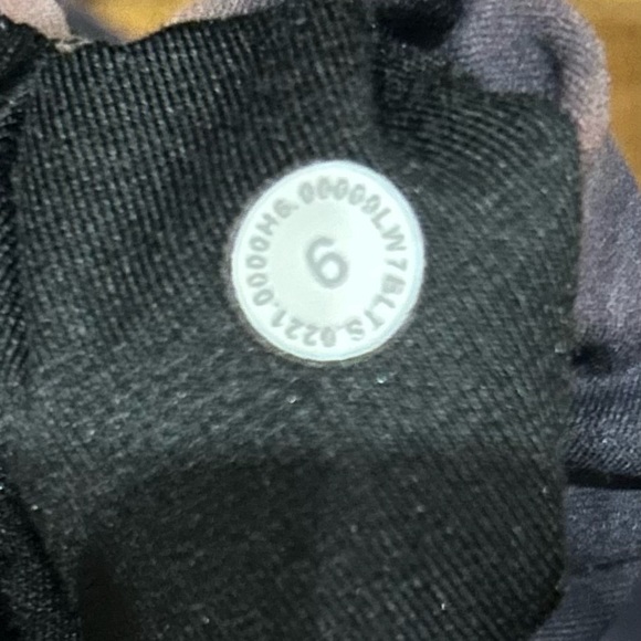 Lululemon Align Short 8", size 6 Diamond Dye Chrome Violet Verbana Graphite Grey - Picture 6 of 9